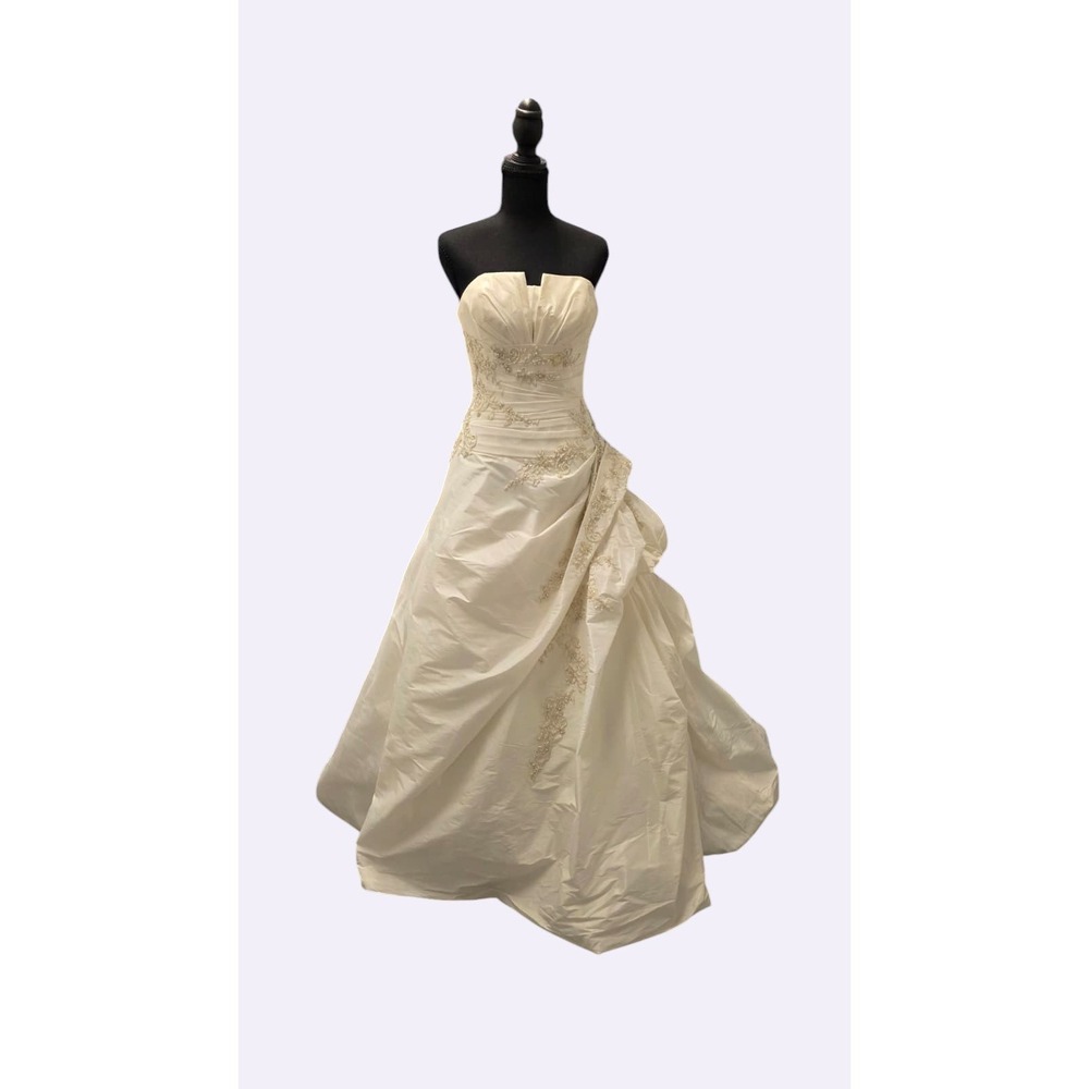 La Sposa by Pronovias Firenze Wedding Dress Ivory Size 6 Beaded Gown